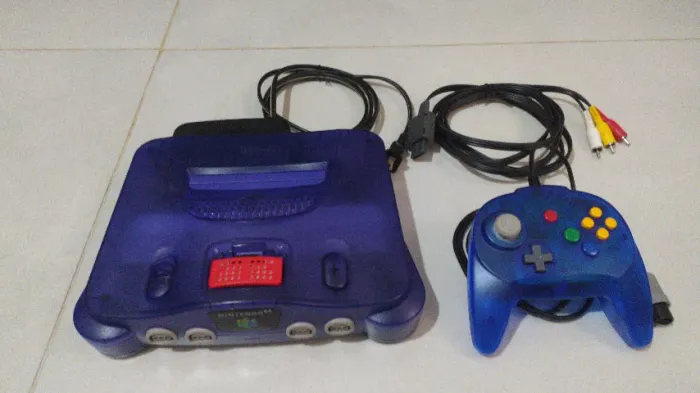 Nintendo 64 cor Uva + Expansion Pak