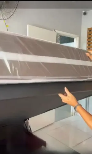 Cama Box Bau colchão molas ensacadas 