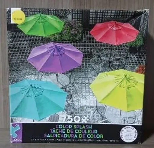 Quebra cabeça falta 1 peça ceaco 750 color splash