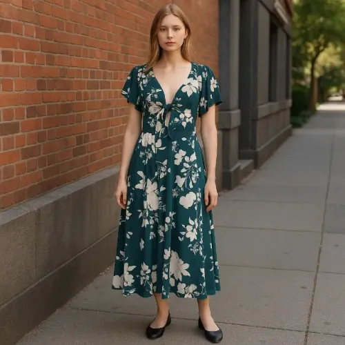 Vestido plus size Poliéster e elastano G1 50