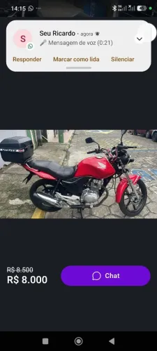 Vendo ou troco por outra moto