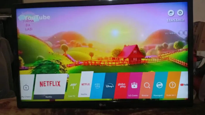 Smart TV LG Weboz de 24 Polegadas imagem e som perfeitos.