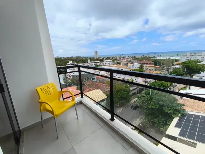Studio em Stella Maris com uma maravilhosa vista mar