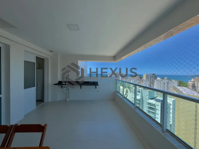 Apartamento com varanda gourmet vista mar e lazer na Praia das Asturias, Guaruja