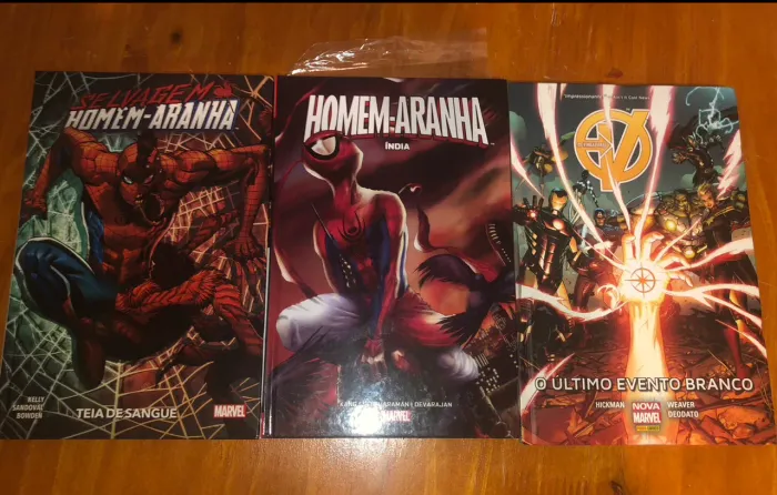 3 Hqs Marvel Vingadores Homem-Aranha Índia, Selvagem