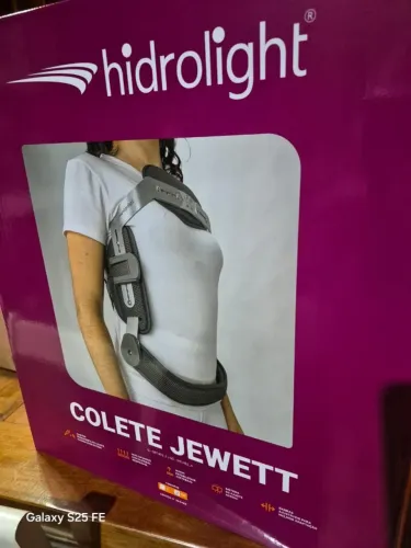 Colete Jewett Ortopédico Tamanho GG - Ajustável e Respirável