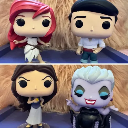 Funko Pop - Coleção "A Pequena Sereia" (kit com 4 pops)