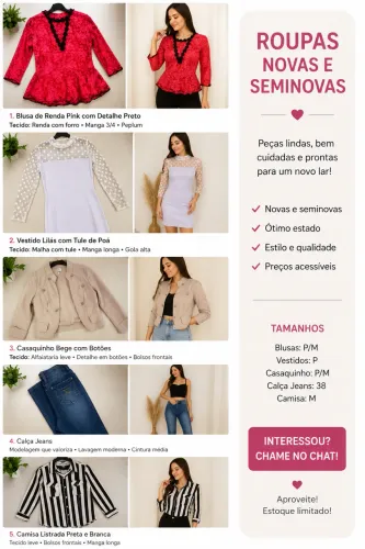 Roupas Novas e Seminovas