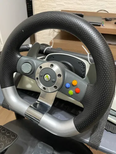 Volante Microsoft force feedback racing wheel