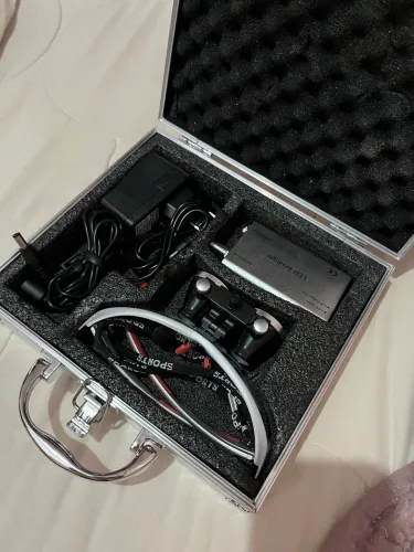Óculos lupa binocular novo