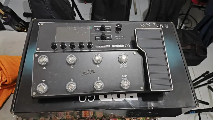 Pedaleira de guitarra Pod Go