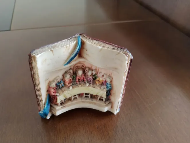 Miniatura Santa Ceia em Resina