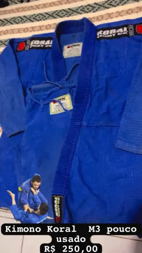 Kimono M3 koral.  Estado de novo. Pouco usado