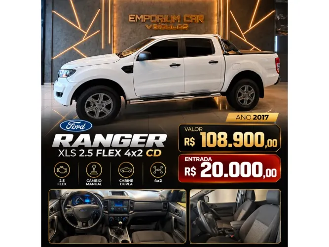 Ford Ranger XLS 2.5 16V 4X2 CD Flex 2017