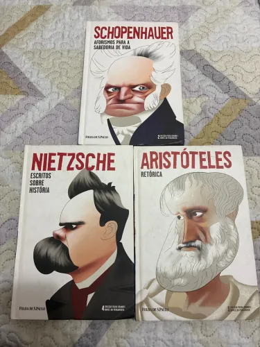 Lote 3 Livros de Filosofia - (Nietzsche, Schopenhauer, Aristóteles)