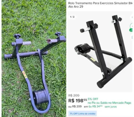 Rolo treinamento para exercícios simulador bicicleta