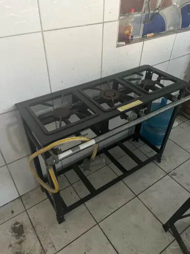 ? FOGÃO INDUSTRIAL 3 BOCAS POR APENAS R$ 400,00! ?