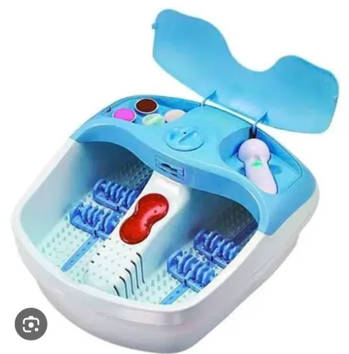 Hidromassageador para os pés, melhora a circulação dos pés.