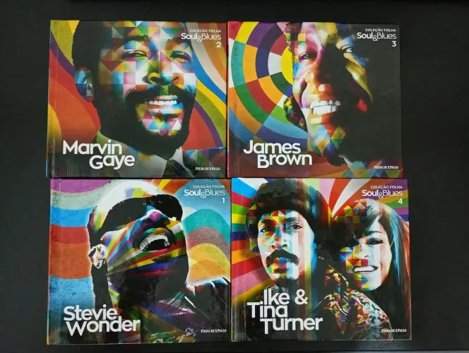Coleção Folha Souls e Blues 4Volumes com CD
