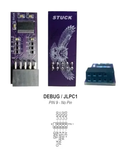 Módulo TPM 2.0 X99 Machinist JLPC1 10 pinos Xeon (Pino 9 ausente) - Firmware atualizado
