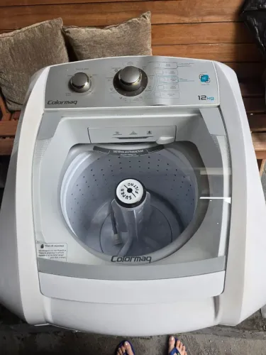 Máquina de Lavar Colormaq 12kg Automática - Branca