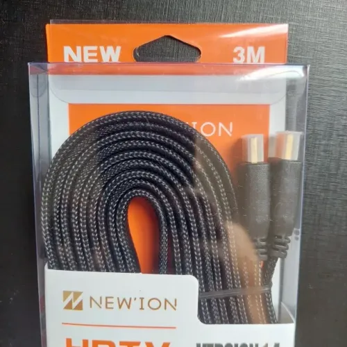 Cabo HDMI 4K - 3 METROS REFORÇADO (Nylon) - Alta Velocidade Ultra HD