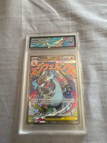 Mega charizard x Promo n graduado nota 8