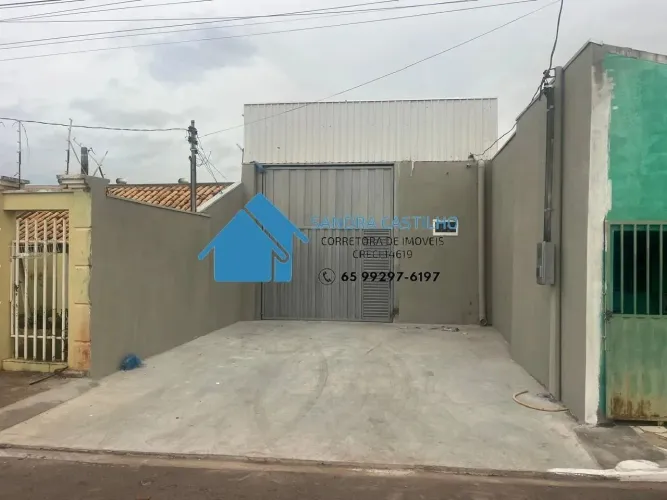 Barracão 250m² 1 sala 1 banheiro vg para 4 carros VG