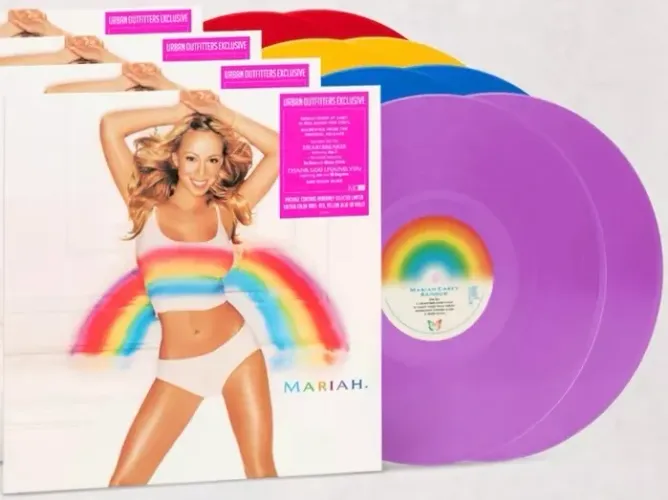 Mariah Carey Vinil Raibow Violeta Urban Outfitters Exclussive