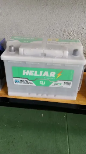 Bateria heliar 75AH H75PD 24 meses de garantia entrega, instalação e check-up grátis ?