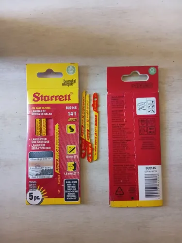 Kit 5 Lâminas de serra Tico-Tico Starrett