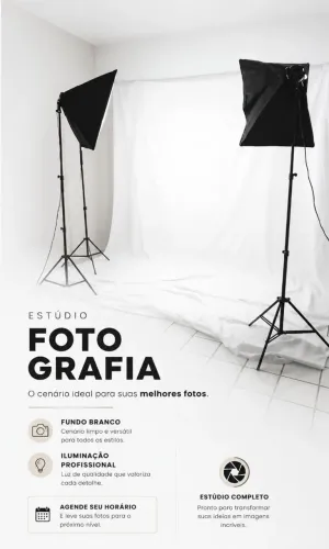 Aluguel de estúdio fotográfico 
