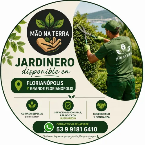 Jardineiro disponível 