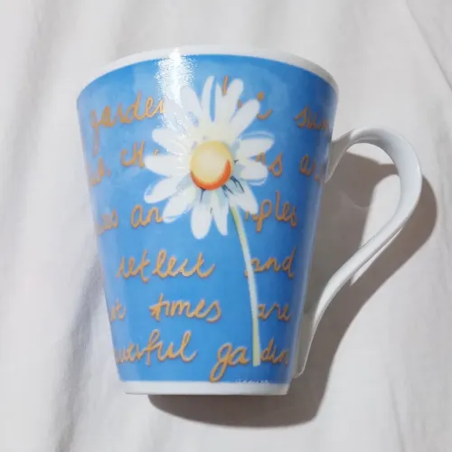 Caneca de porcelana Flor