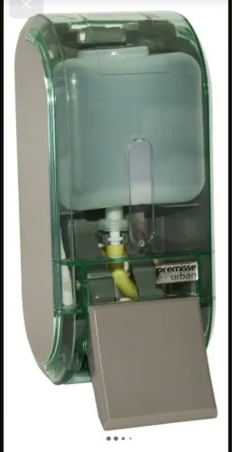 Saboneteira Dispenser Sabonete Líquido Verde 400ml Urban