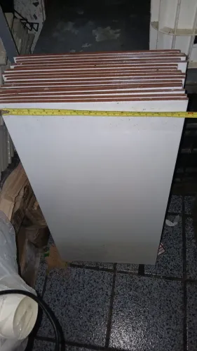 Lote de Piso / Revestimento Cerâmico Branco - Sobra de Obra (Aprox. 33x60cm) R$ 10 cada pl