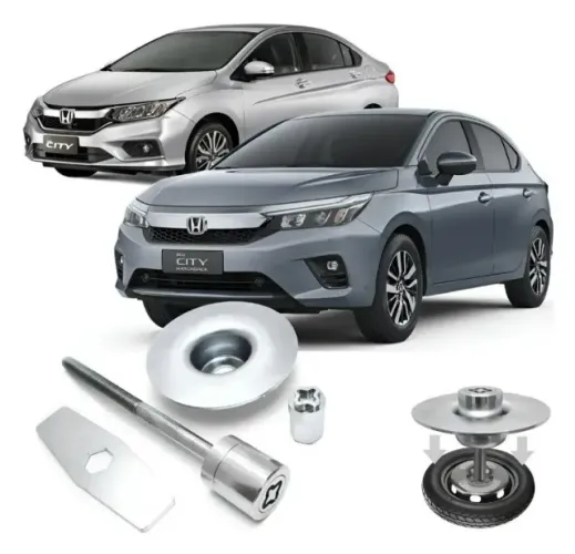 Kit Trava Antifurto Estepe Honda City_Aceito Cartão