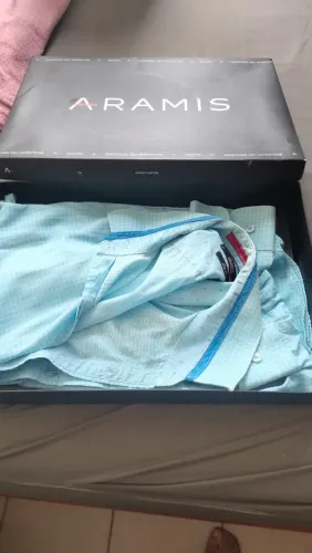 Camisa social manga longa Aramis slim P