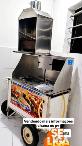 Vendo carroça de cachorro quente e churrasco