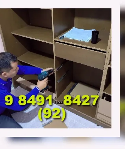 Montador de Móveis com disponibilidade imediata para hoje, sábado!