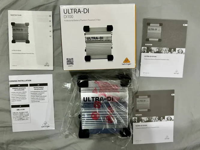 Direct Box Behringer DI100 novo!