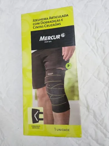 Joelheira Articulada com Dobradiças e Cintas Cruzadas Mercur P