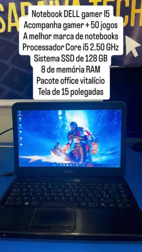 Notebook DELL gamer i5