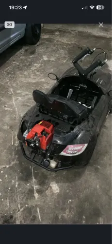 Carrinho elétrico a gasolina zero vendo ou troco por som automotivo 