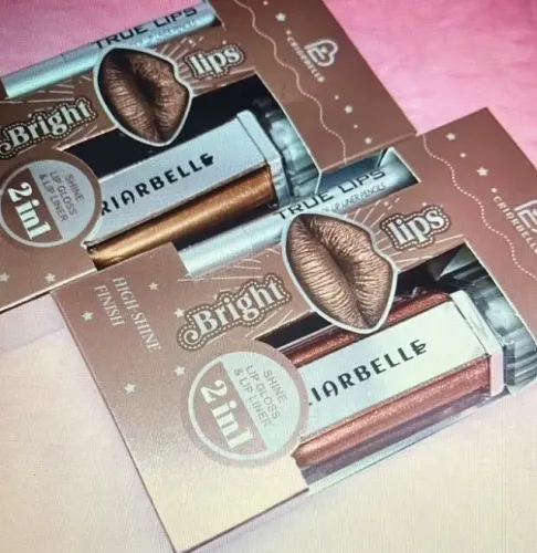 Kit 2 Em 1 Gloss Labial E Lápis De Boca Criarbelle True Lips