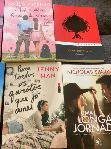Kit 6 livros de romance