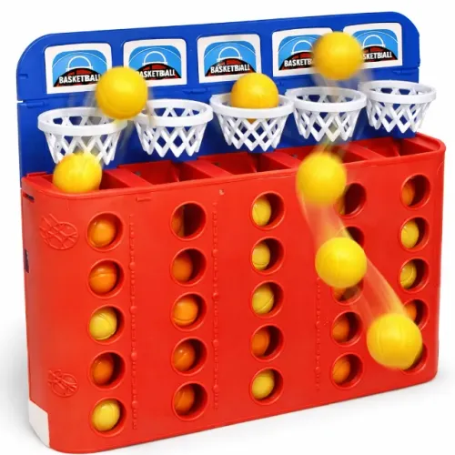 Jogo de Basquete Infantil Portátil para 2 a 4 Jogadores (maiores de 4 Anos)