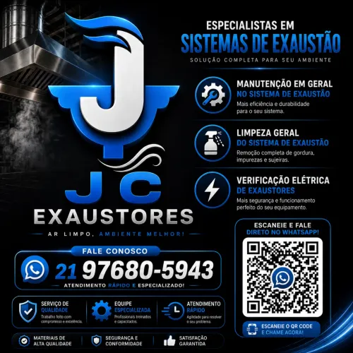 LIMPEZA DE EXAUSTORES