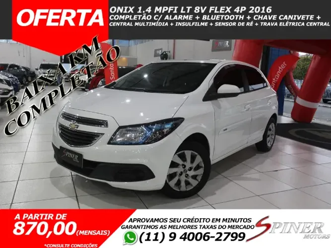 Chevrolet Onix Hatch LT 1.4 8V Flex Power Mec. 4P 2016