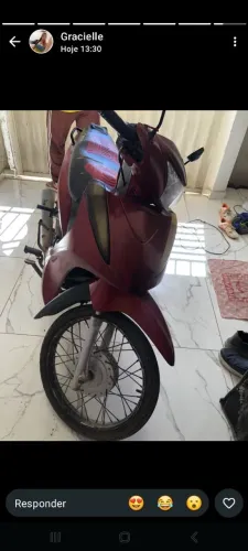 Vendo biz 125 todo funcionário na partida com nota de leilão